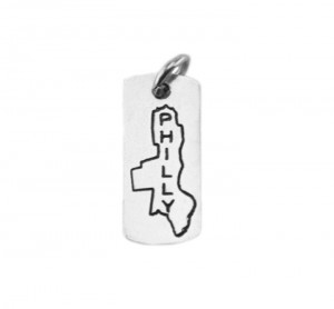 made in America Philly map charm